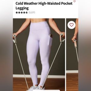 Cold Weather High-Wasted Pocket Legging